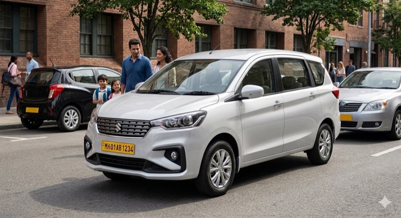 Maruti Suzuki Ertiga 6 seater SUV cab Pune to Mumbai
