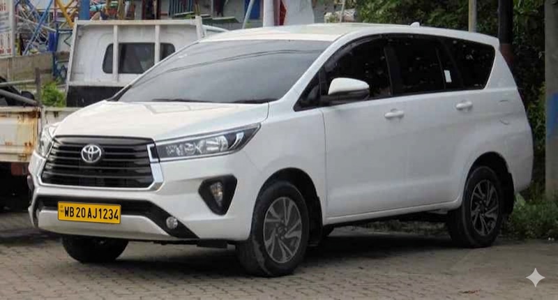 Toyota Innova Crysta premium cab hire Pune Mumbai